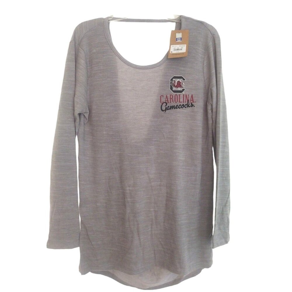 USC Gamecocks Women's Long Sleeve Scoop Back Tunic Top NWT Small or Large